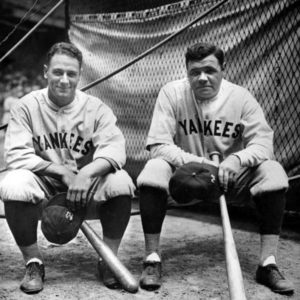 Babe Ruth and Lou Gehrig