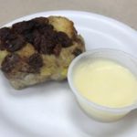 bread pudding with rum sauce